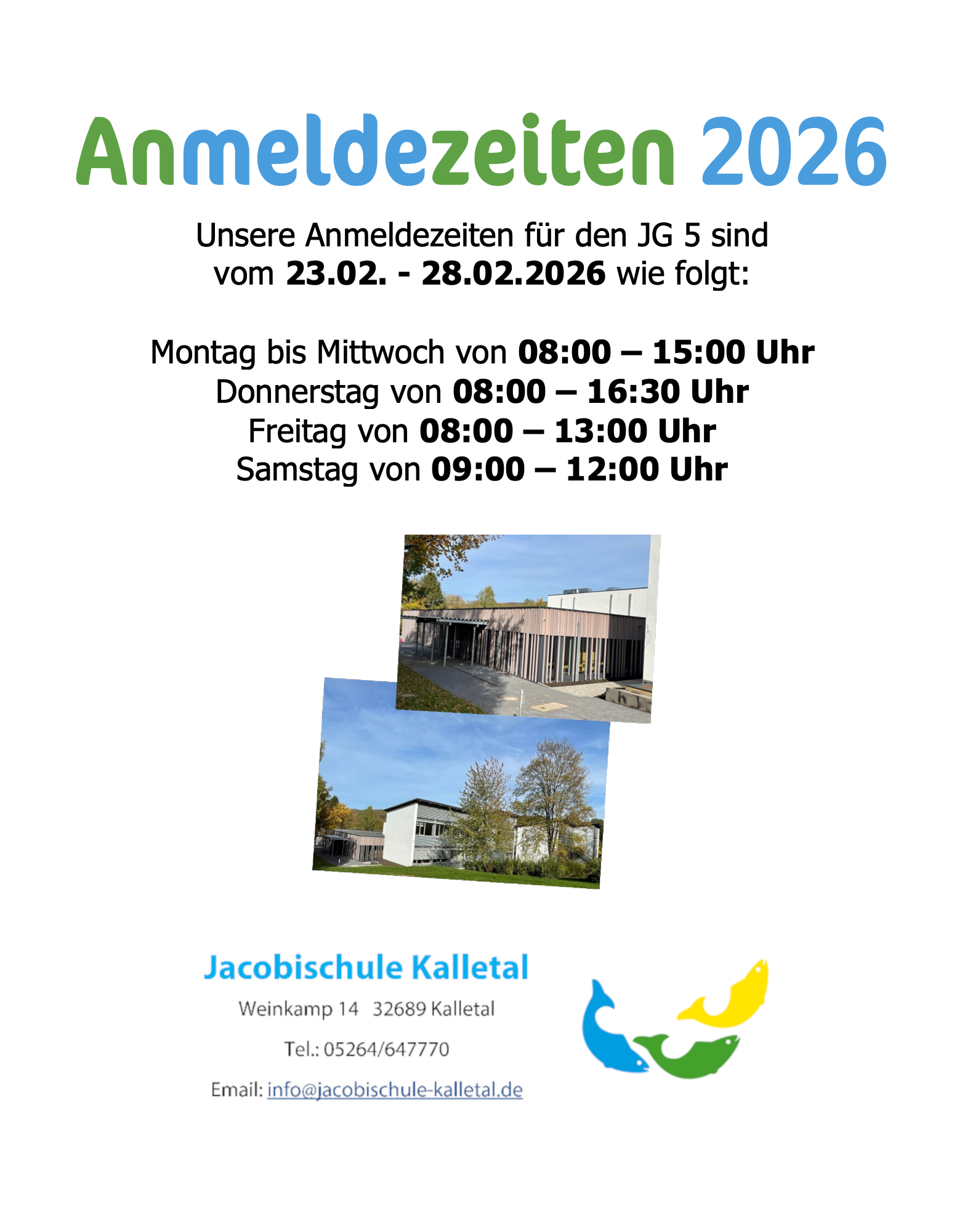 Anmeldezeiten 2026 pdf.io